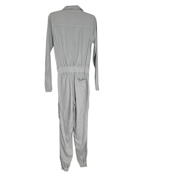Faherty Linen Blend Arlie Utility Jumpsuit in Stone Size XS - Picture 6 of 13